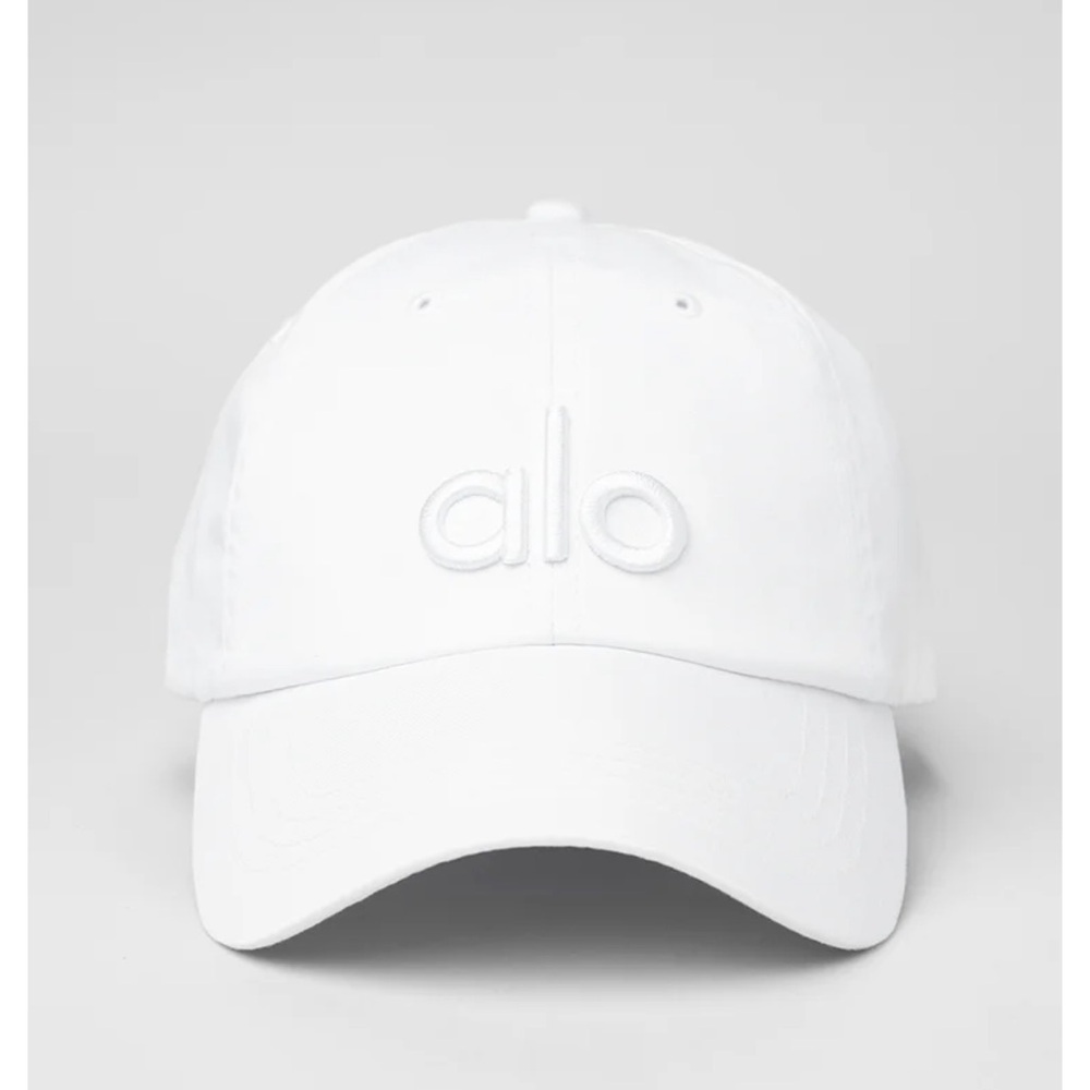 Alo White Baseball Cap